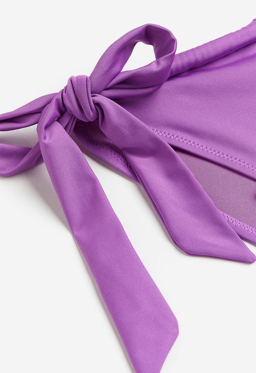 H&M - Tie tanga bikini bottoms - purple