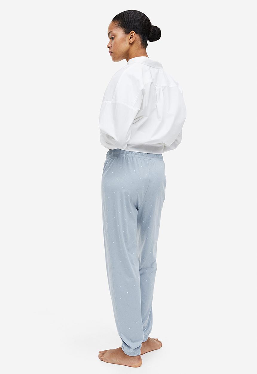 H&M - Pyjama bottoms - light blue spotted 