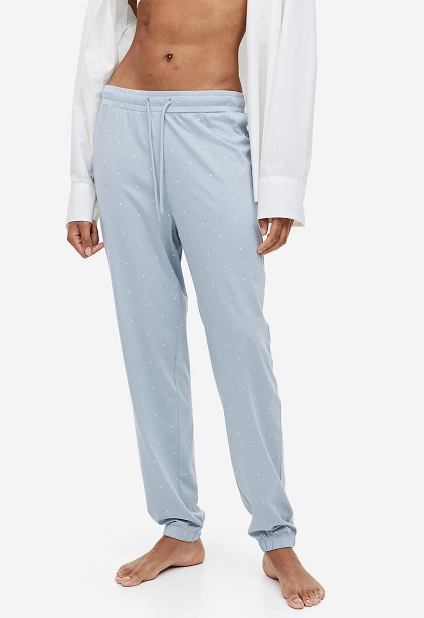 H&M - Pyjama bottoms - light blue spotted 