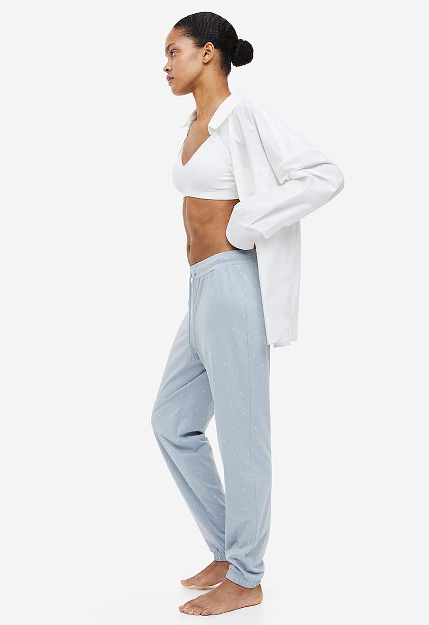 H&M - Pyjama bottoms - light blue spotted 