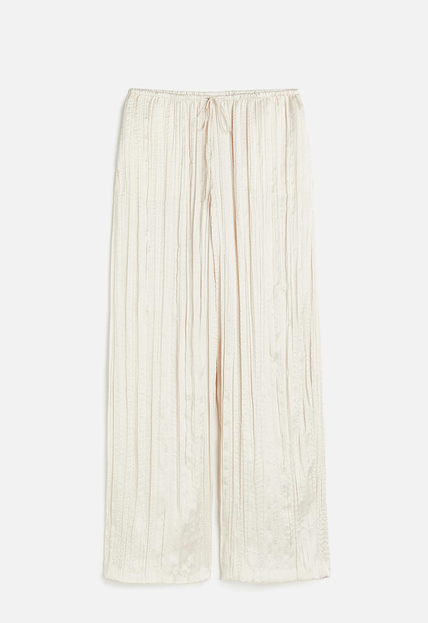 H&M - Wide pull-on trousers - beige