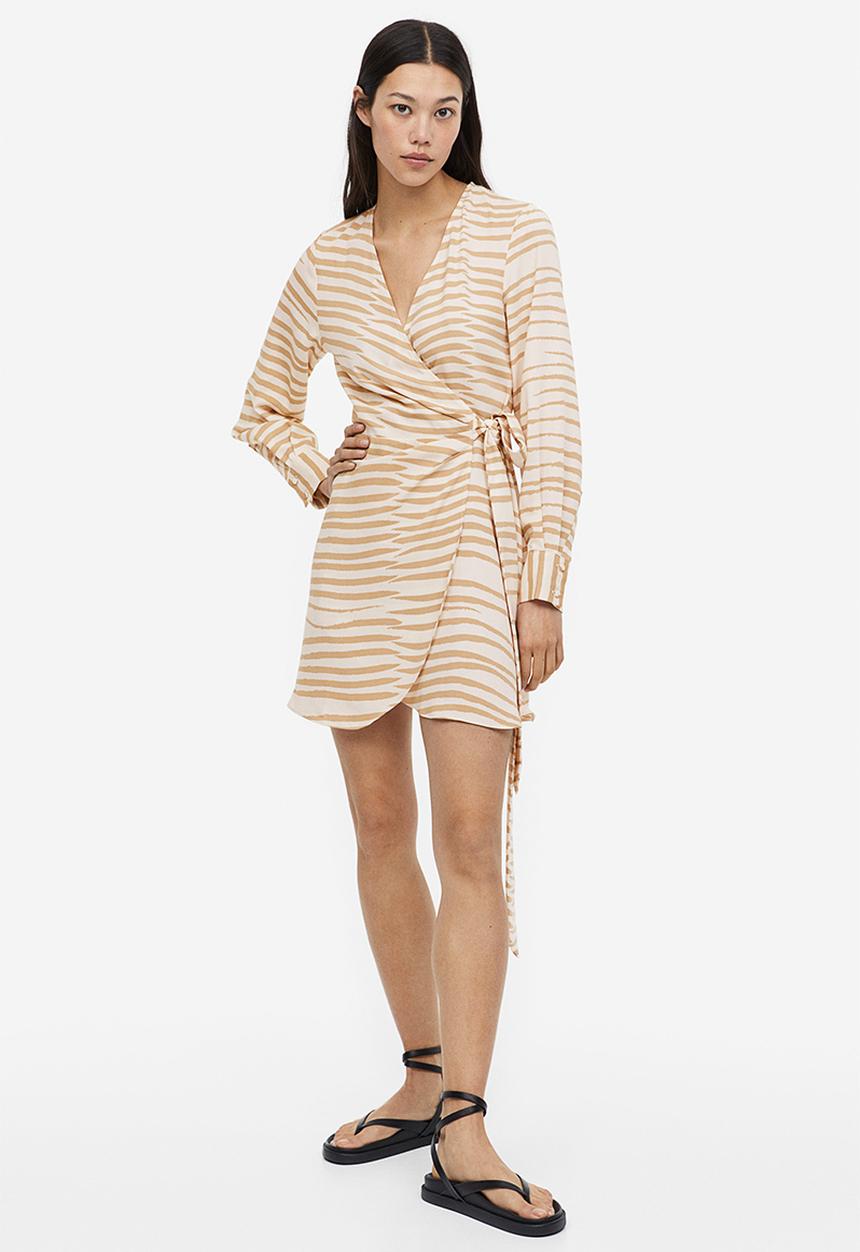 H&M - Wrap dress - beige