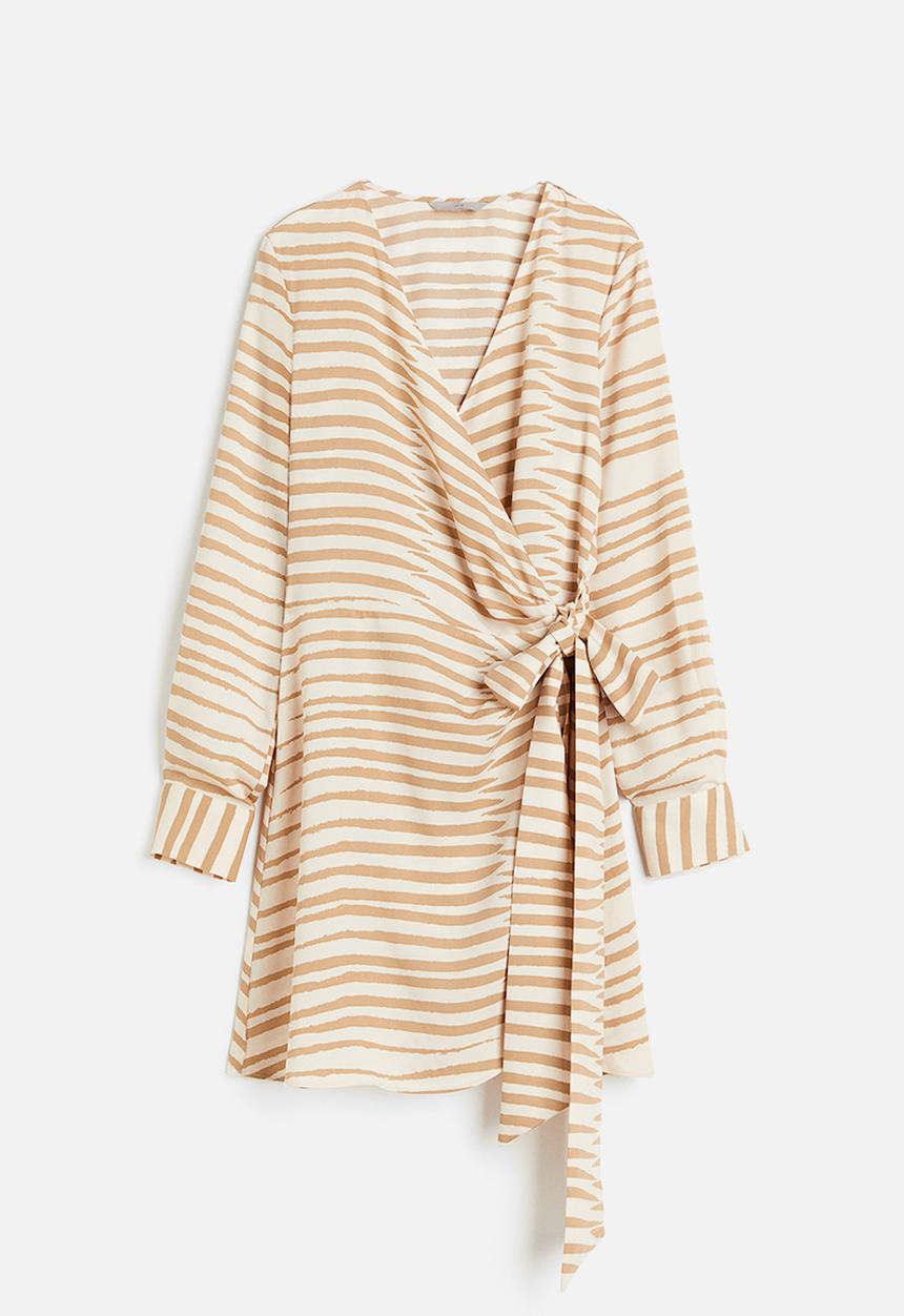 H&M - Wrap dress - beige