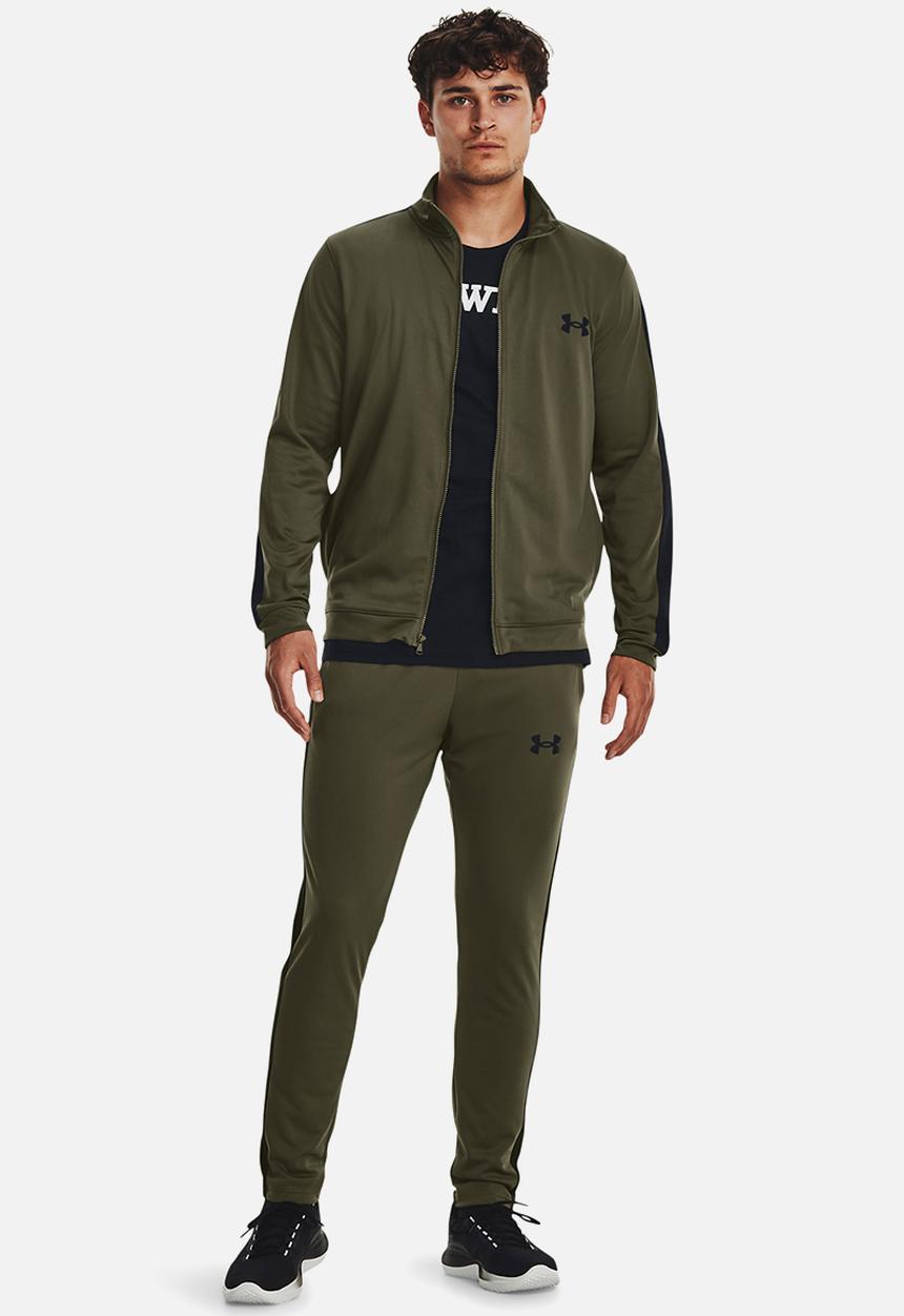 Under Armour - Ua knit tracksuit - khaki green