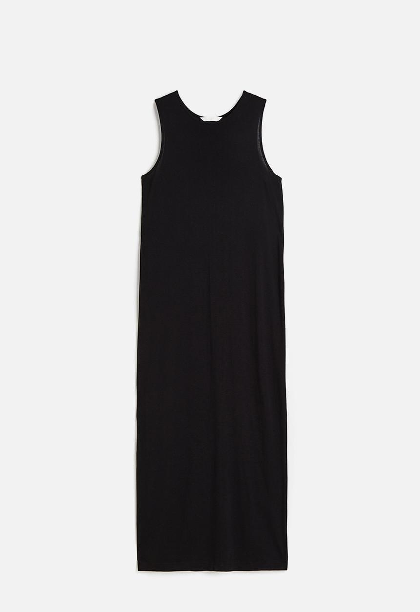 H&M - Sleeveless jersey dress - black