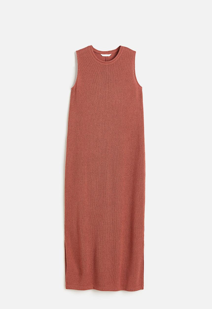 H&M - Sleeveless dress - brick red