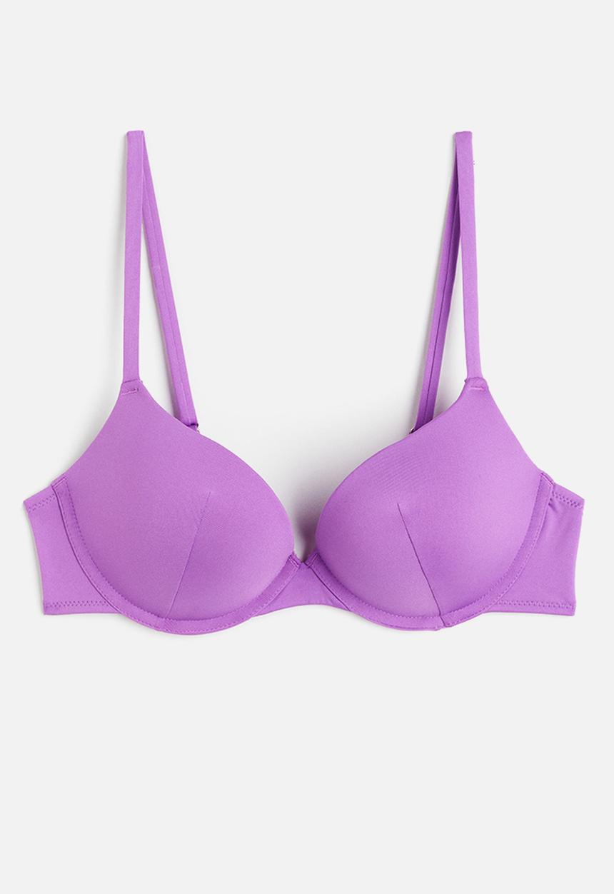 H&M - Super push-up bikini top - purple