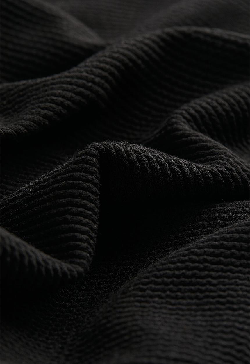 H&M - Ribbed vest top - black