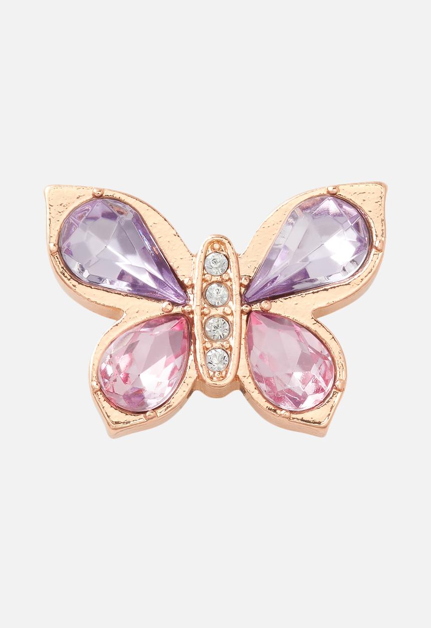 Crocs - Gold butterfly with gem loose - multi