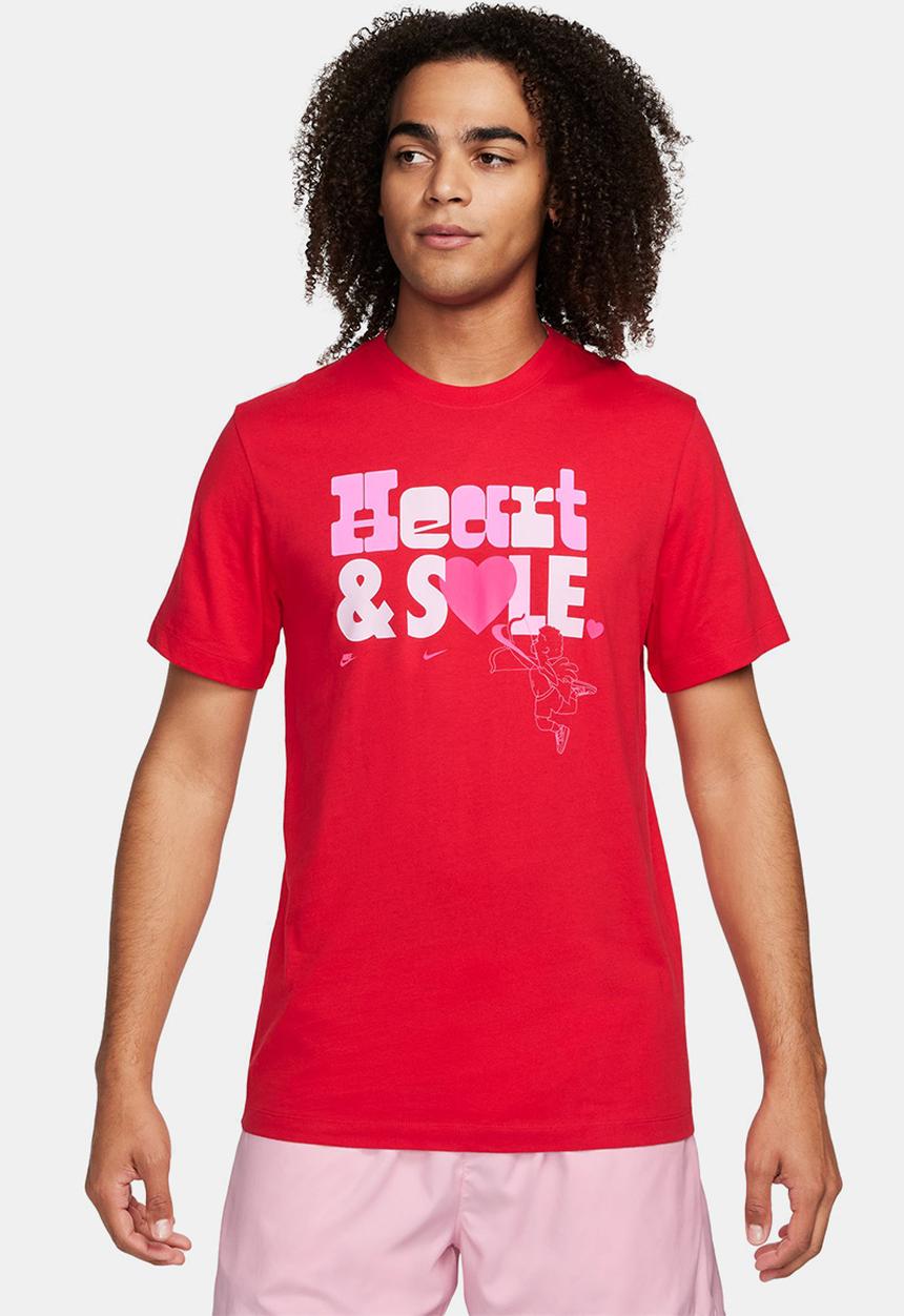 Nike - NSW heart and sole tee - university red