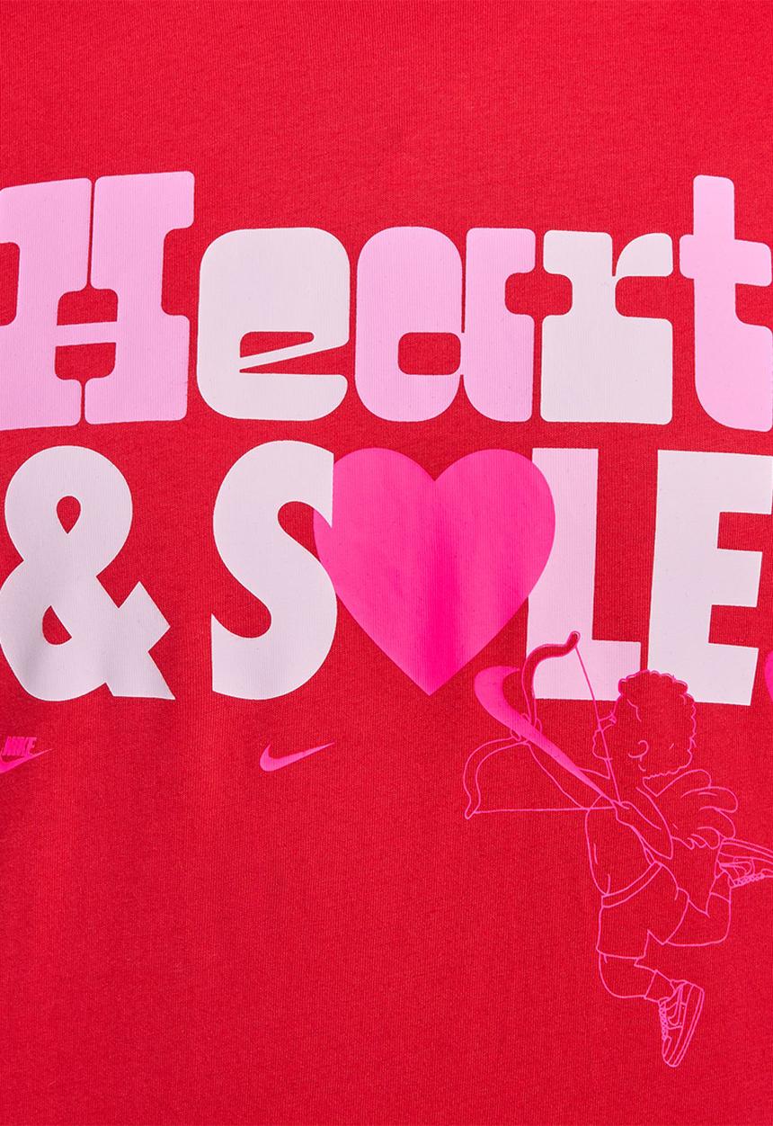 Nike - NSW heart and sole tee - university red
