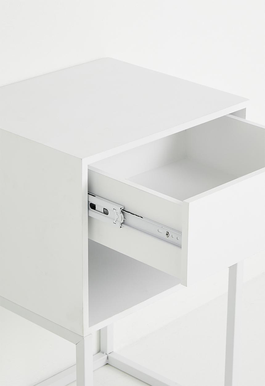 Sixth Floor - Kingston mini single drawer - white