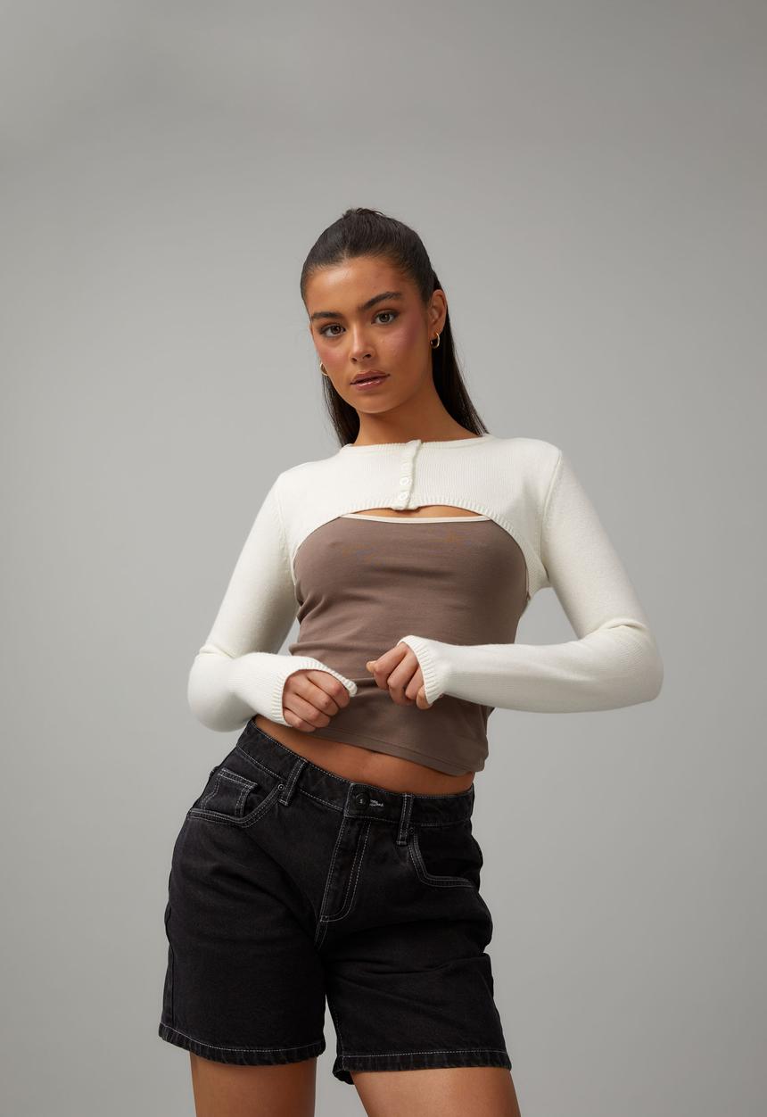 Factorie - Baby Cardigan - Coconut