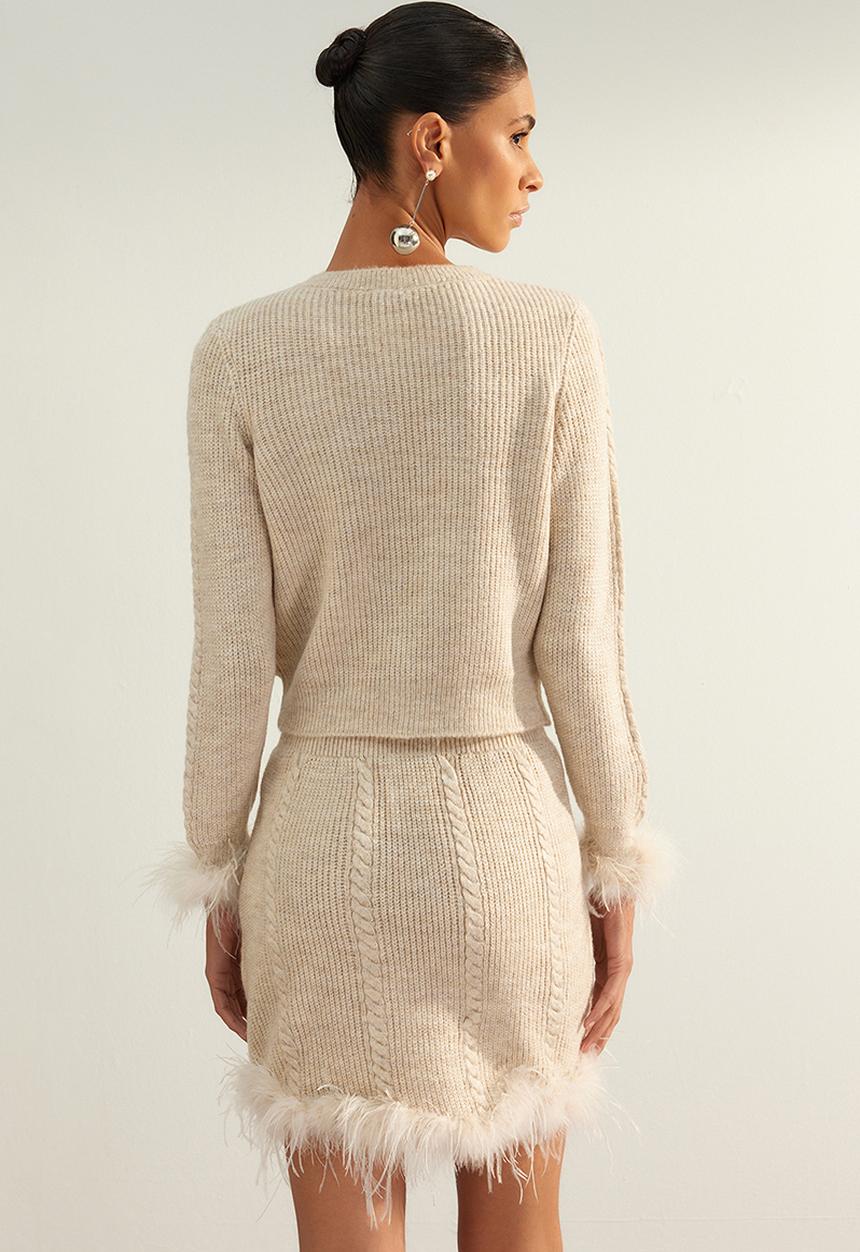 Trendyol - Limited edition knitwear set - mink