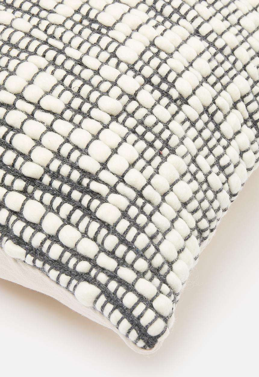 Sixth Floor - Rabat cushion cover - grey