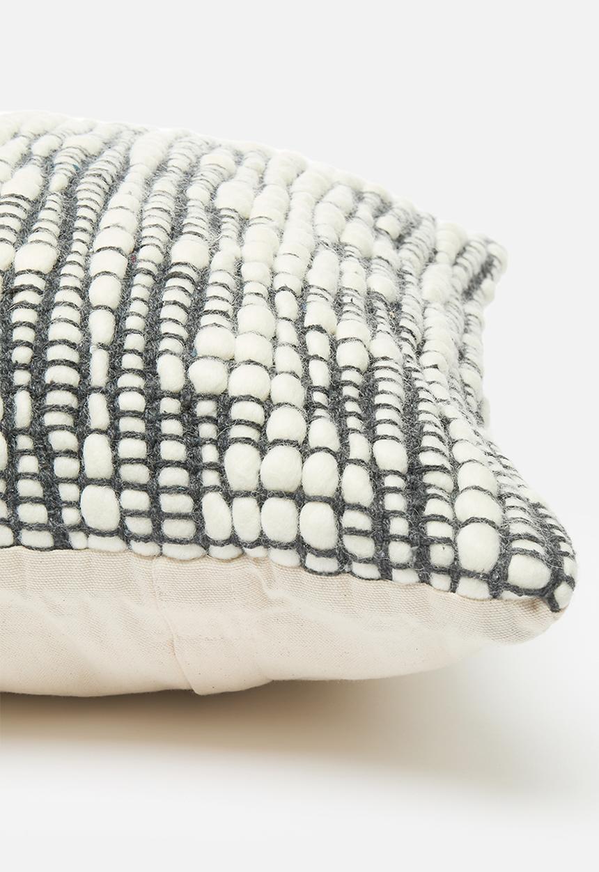 Sixth Floor - Rabat cushion cover - grey