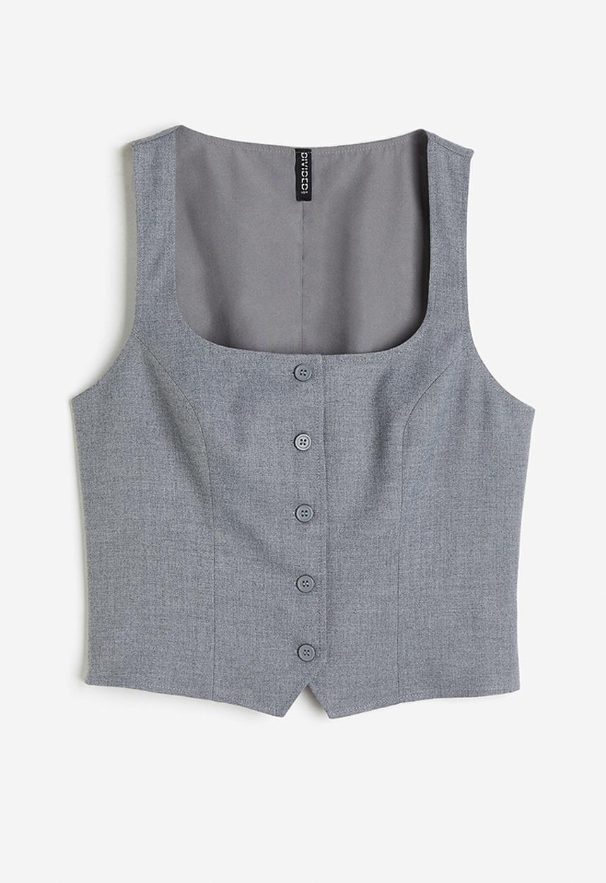 H&M - Suit waistcoat - grey marl