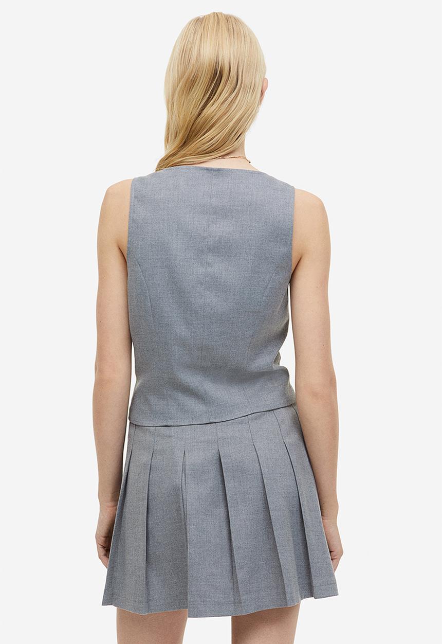 H&M - Suit waistcoat - grey marl