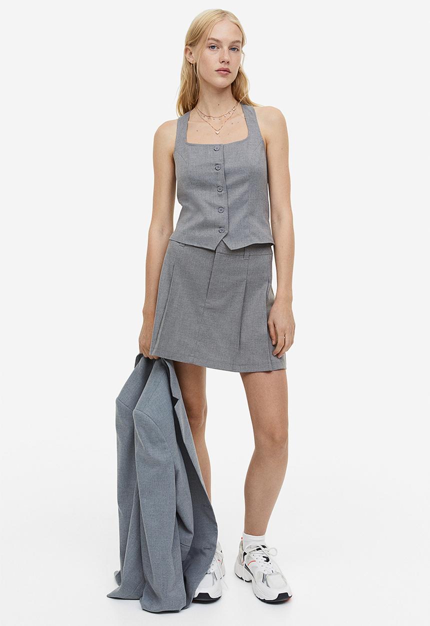 H&M - Suit waistcoat - grey marl