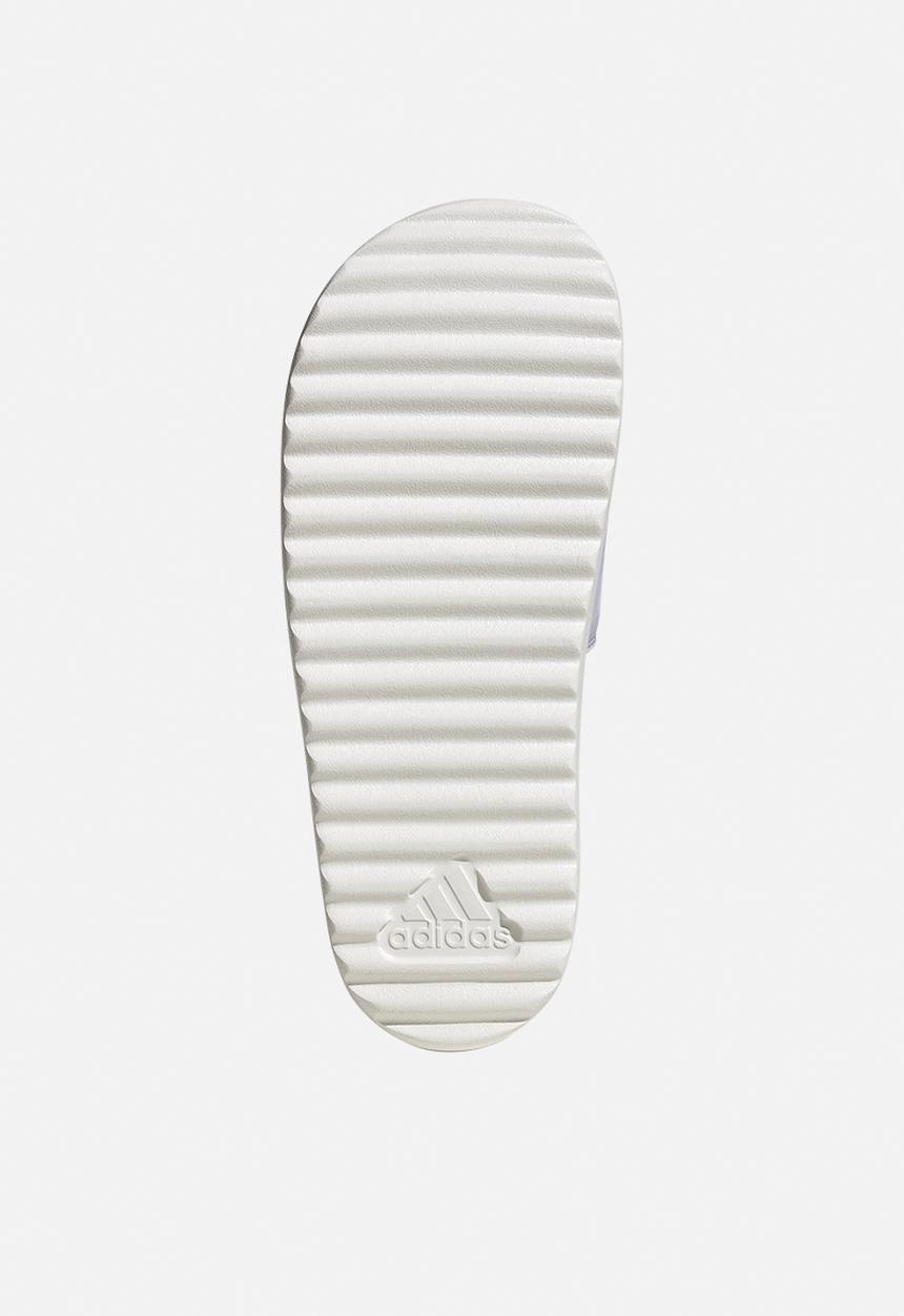 adidas Originals - Adilette platform - silver dawn/zero met./shadow violet