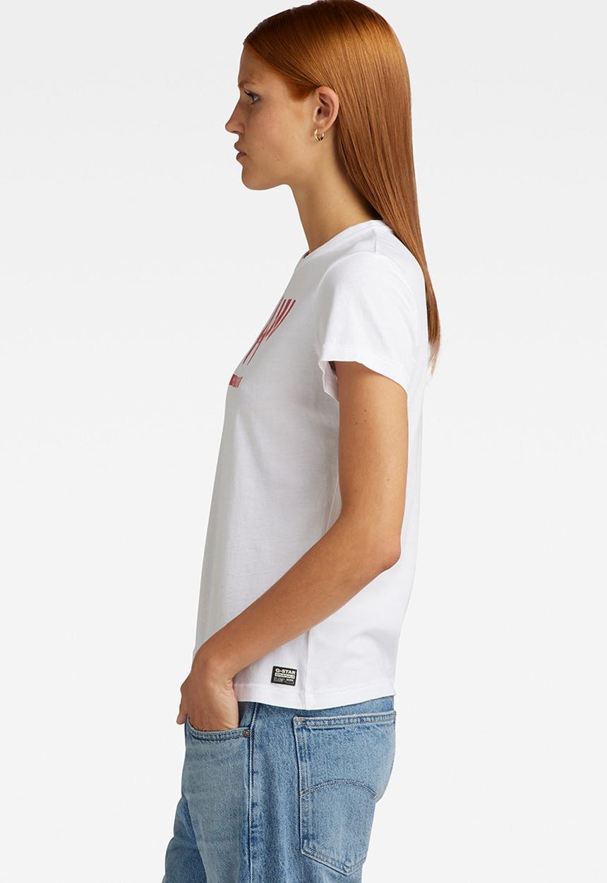 G-STAR - Calligraphy gr r t wmn - white