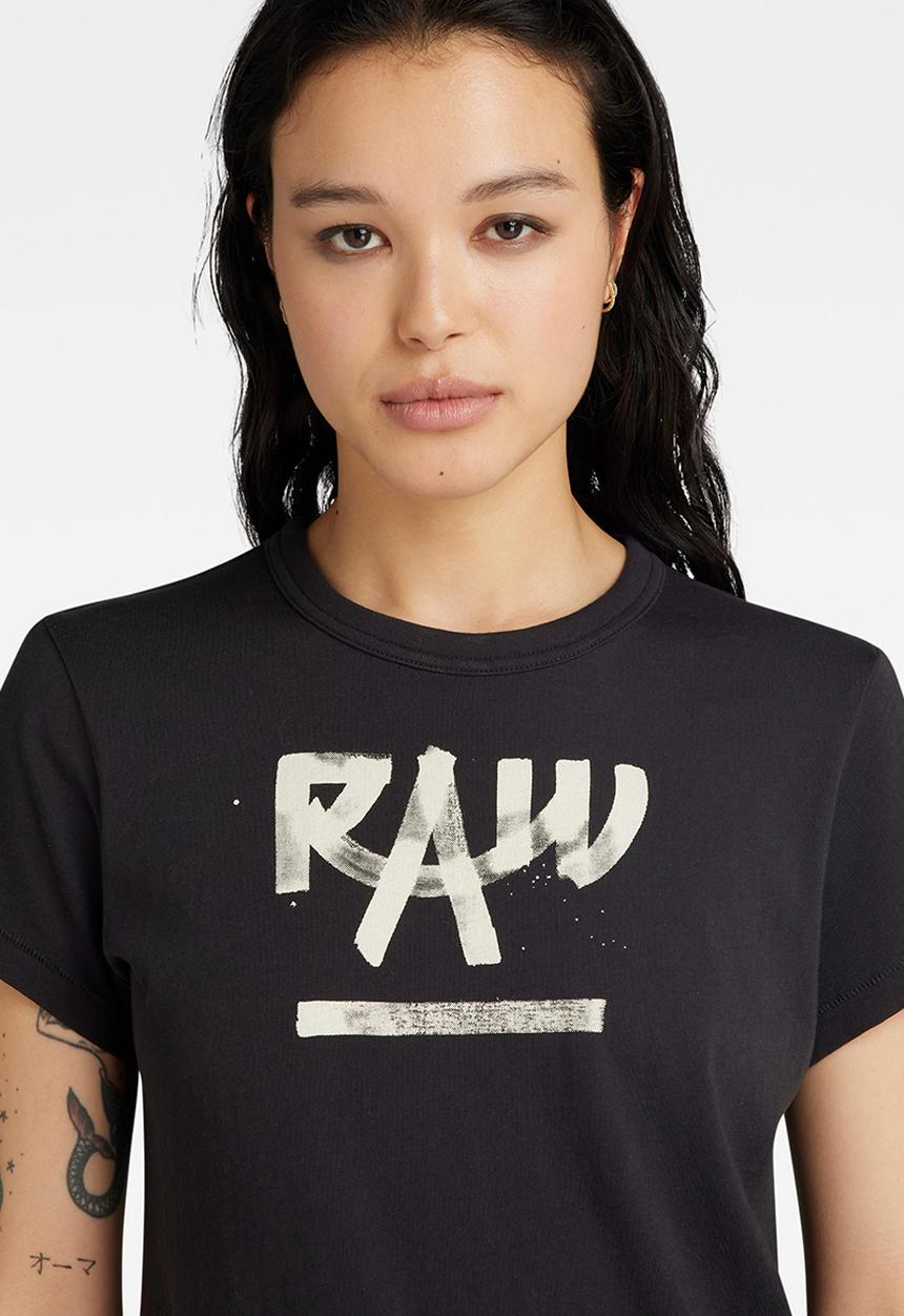 G-STAR - Calligraphy gr r t wmn - dk black