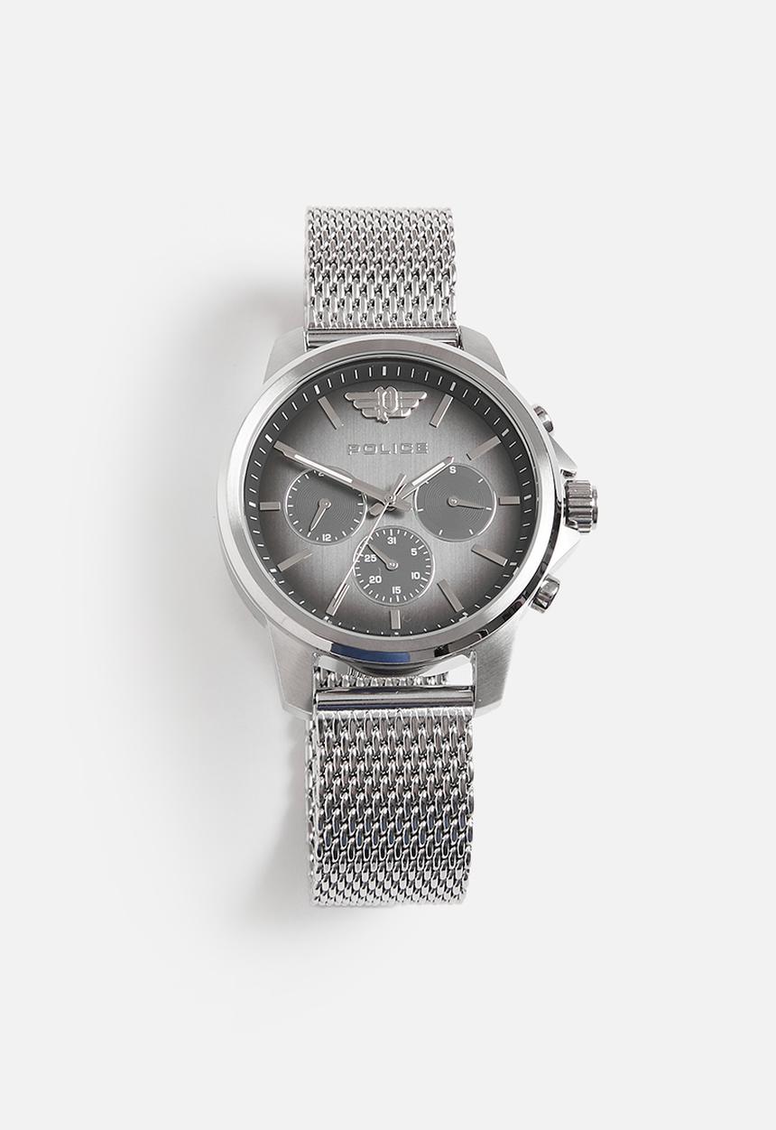 Police - Mensor watch wallet set - silver