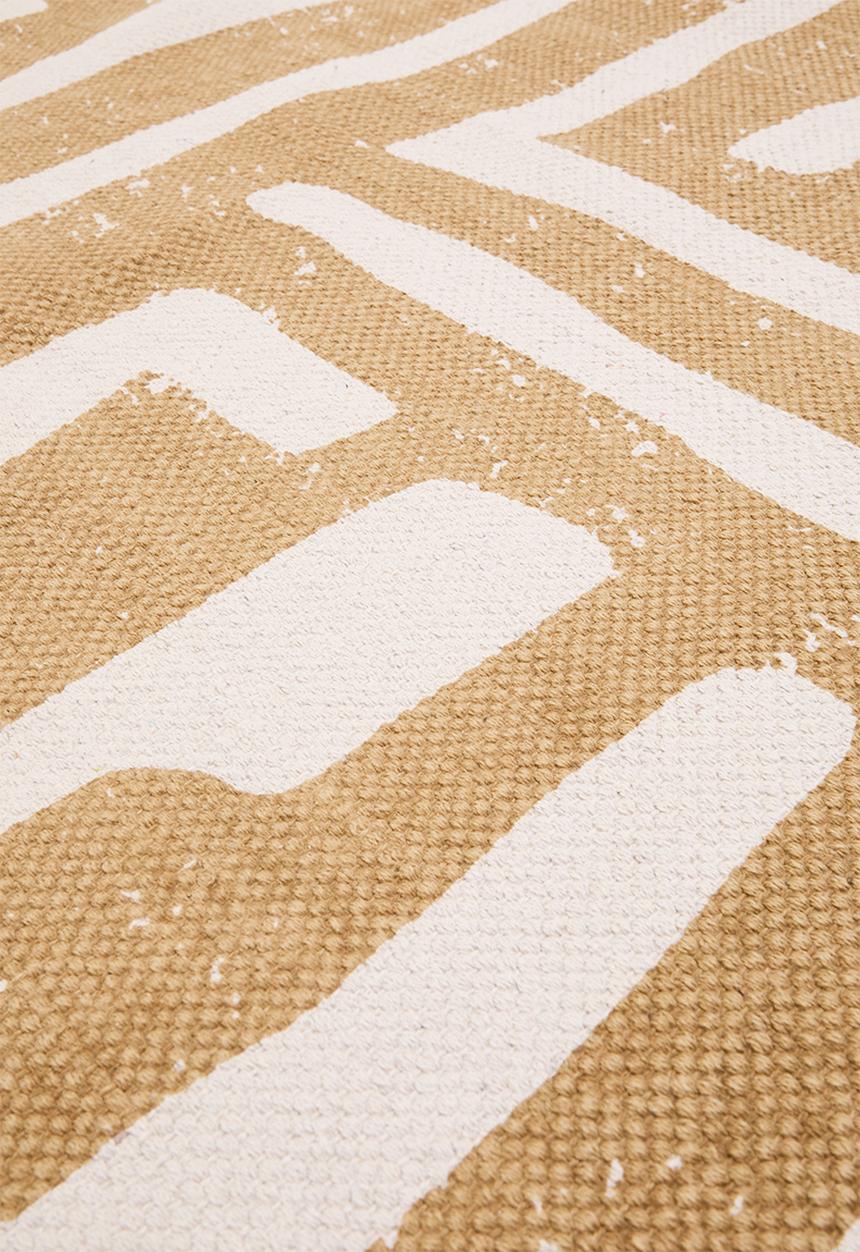 Sixth Floor - Cotton Geo Rug - Natural