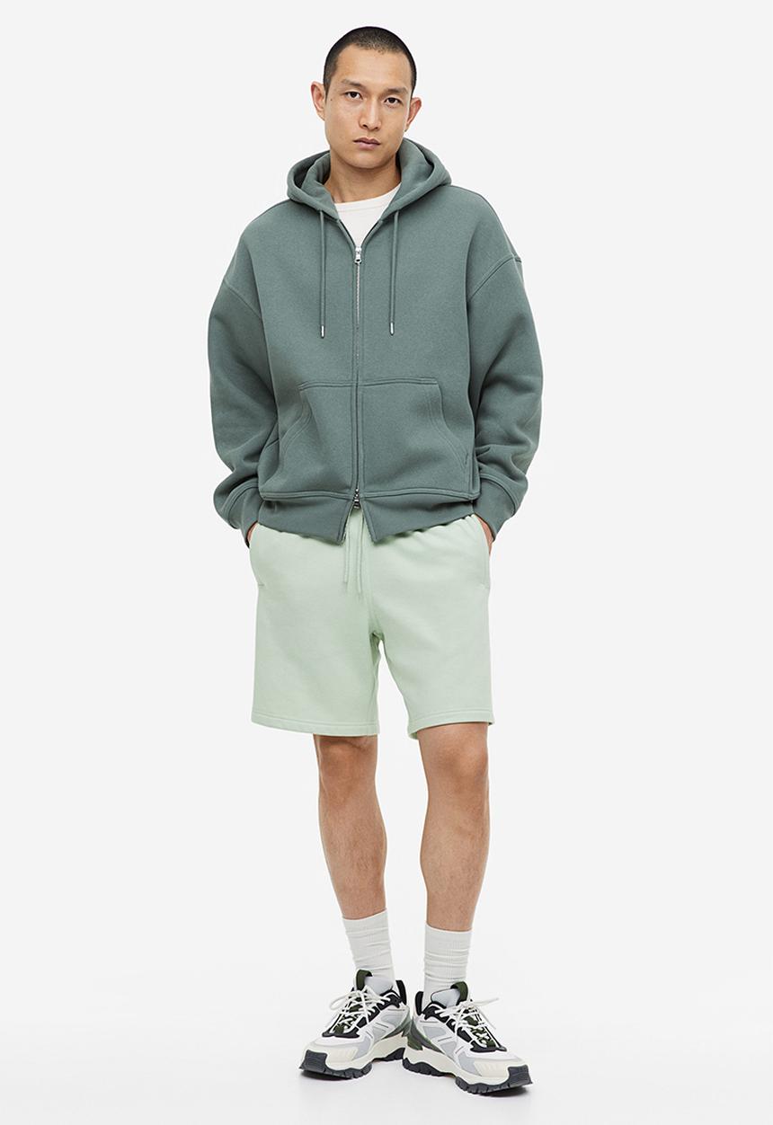 H&M - Regular fit sweatshorts - mint green