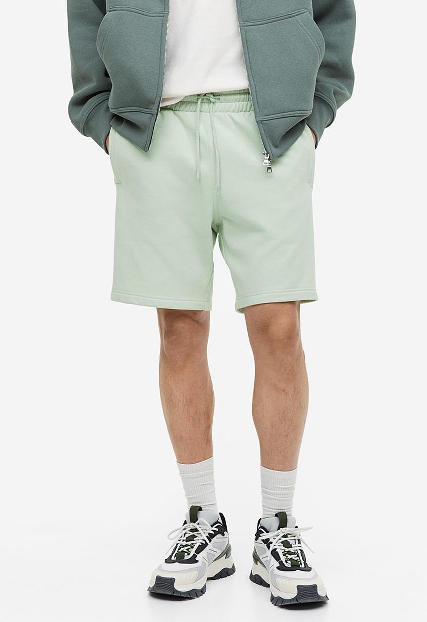 H&M - Regular fit sweatshorts - mint green