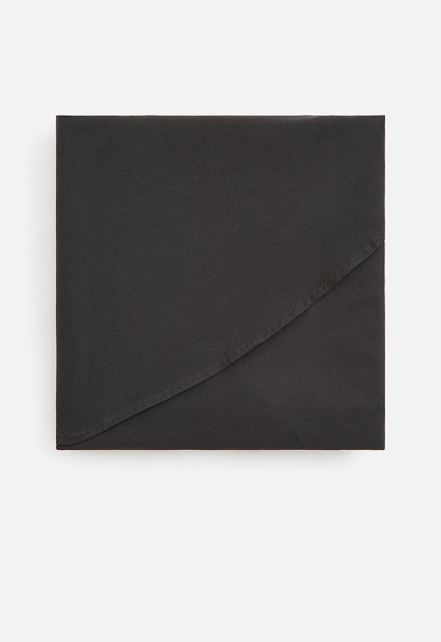 H&M - Round cotton tablecloth - dark grey