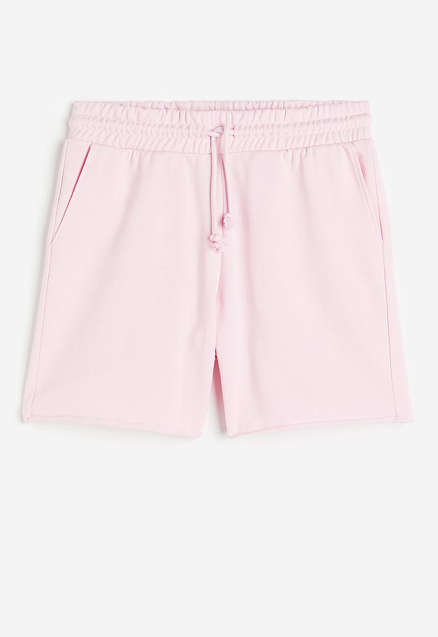 H&M - Regular fit sweatshorts - light pink