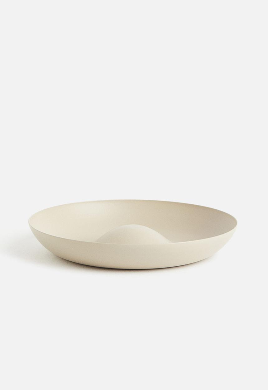 H&M - Metal bowl - light beige