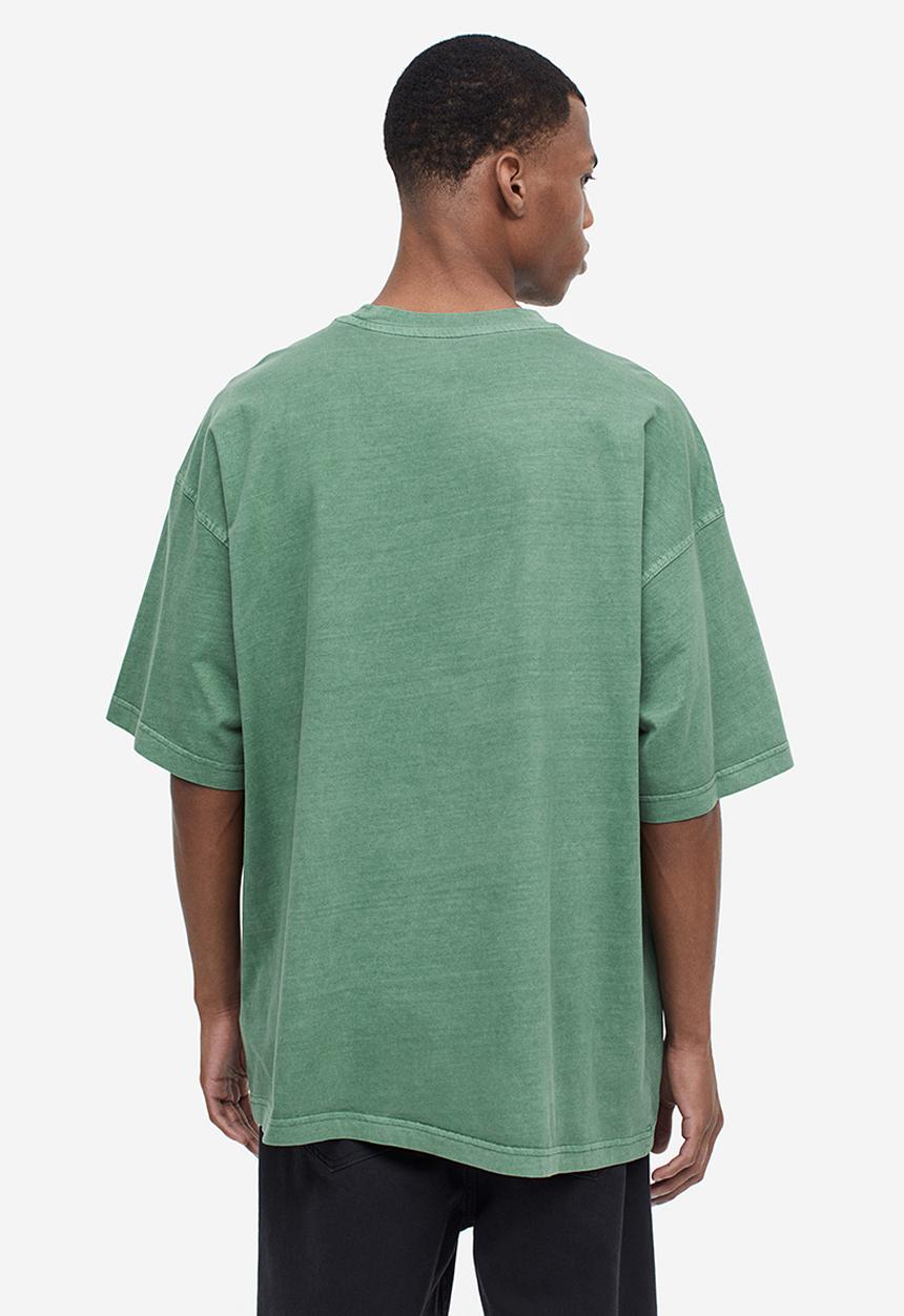 H&M - Oversized fit T-shirt - green
