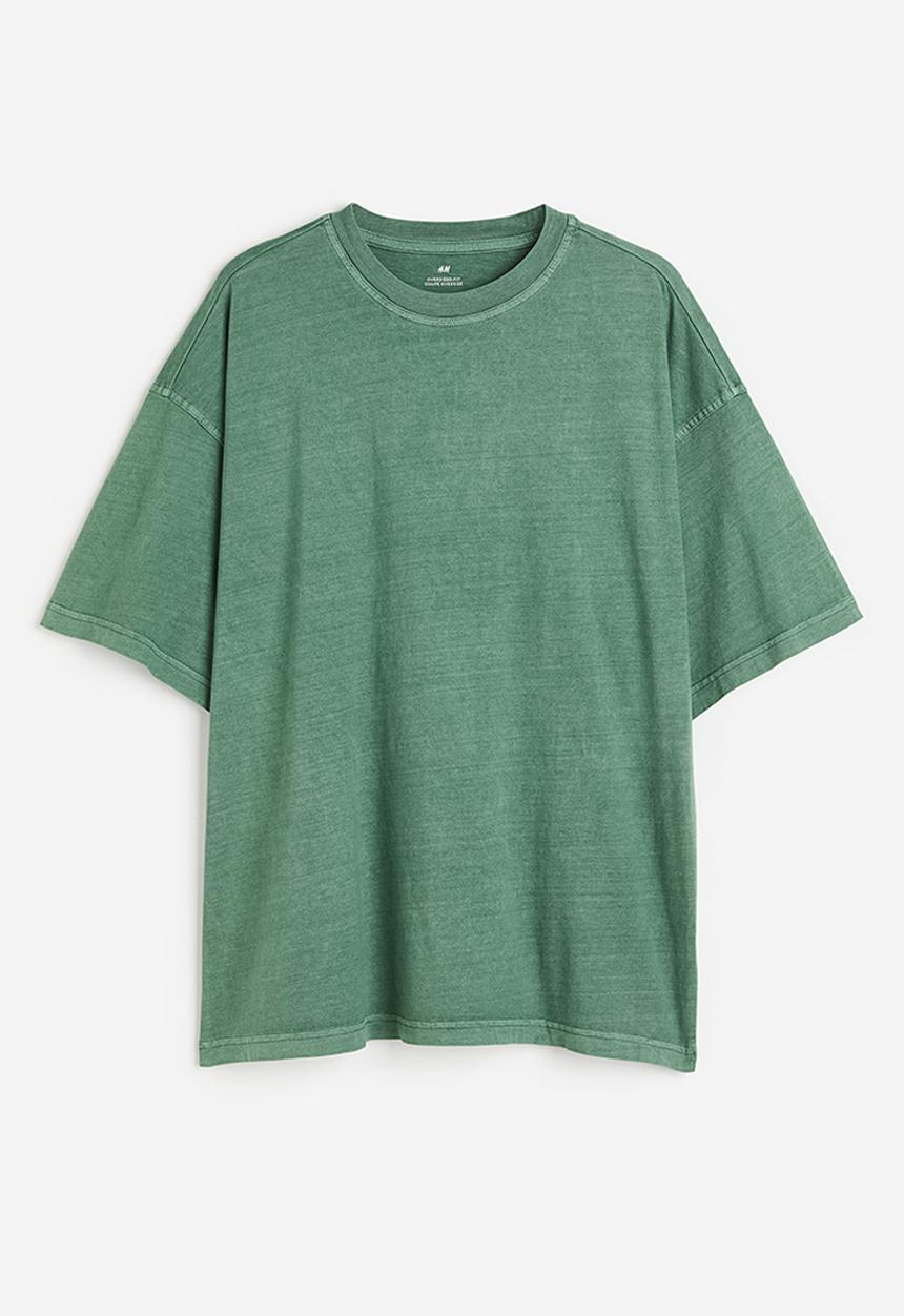 H&M - Oversized fit T-shirt - green