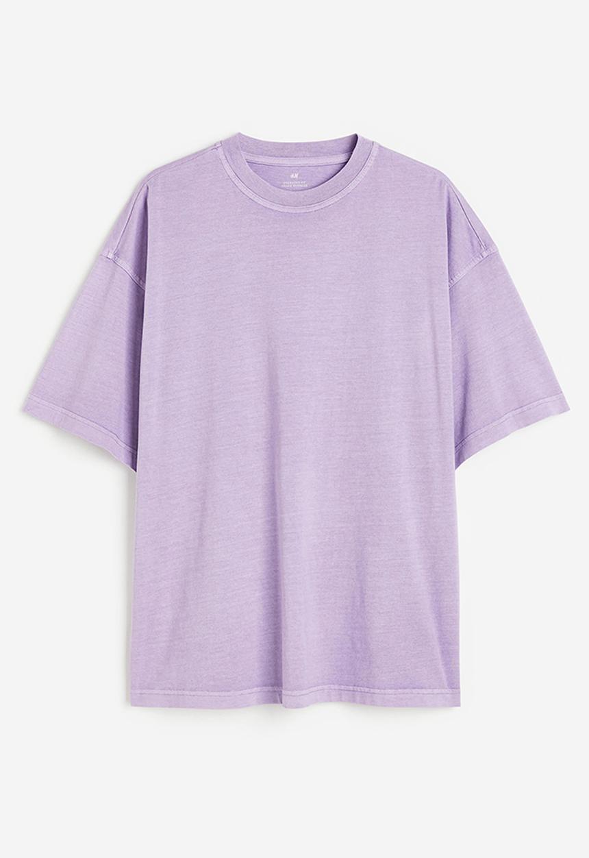 H&M - Oversized fit T-shirt - purple