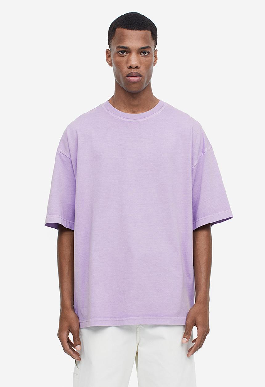 H&M - Oversized fit T-shirt - purple