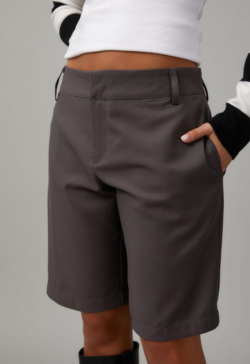 Factorie - Billie Trouser Short - charcoal
