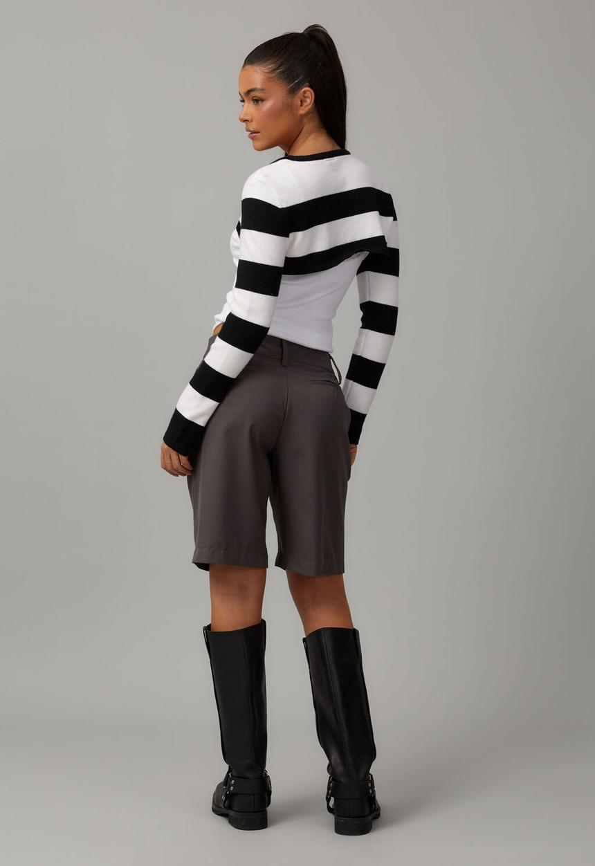 Factorie - Billie Trouser Short - charcoal