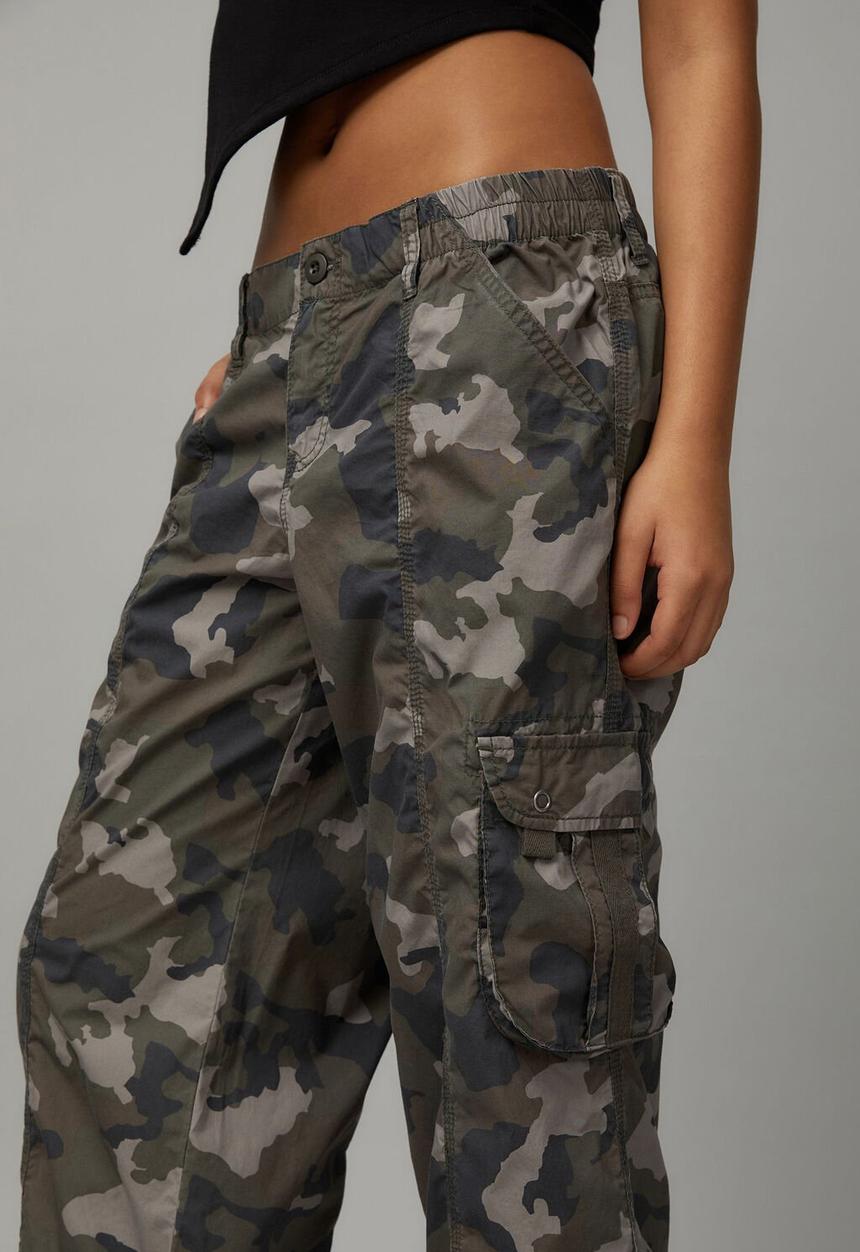 Factorie - Capri cargo pant - camo