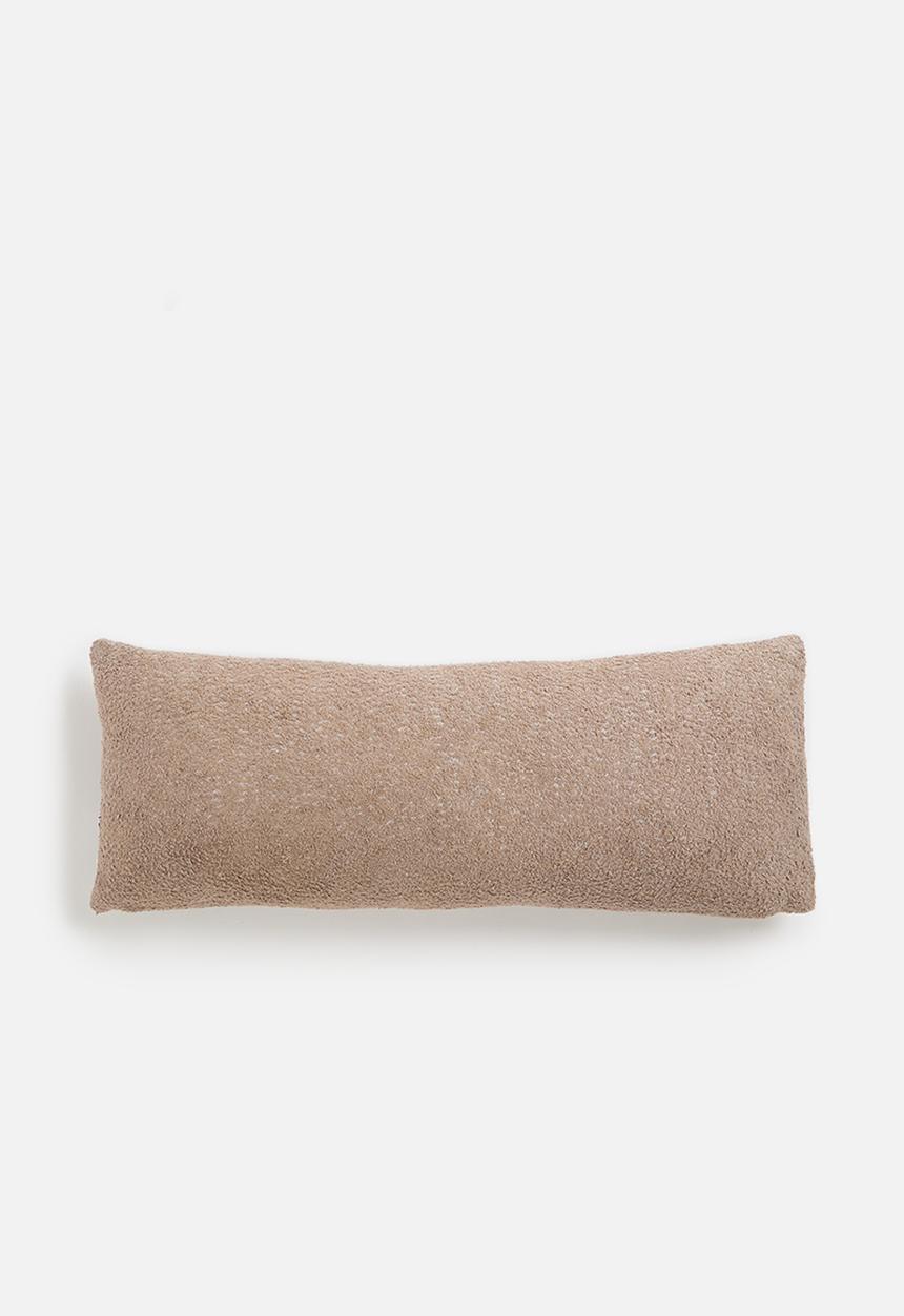 Sixth Floor - Sousse boucle cushion - chocolate