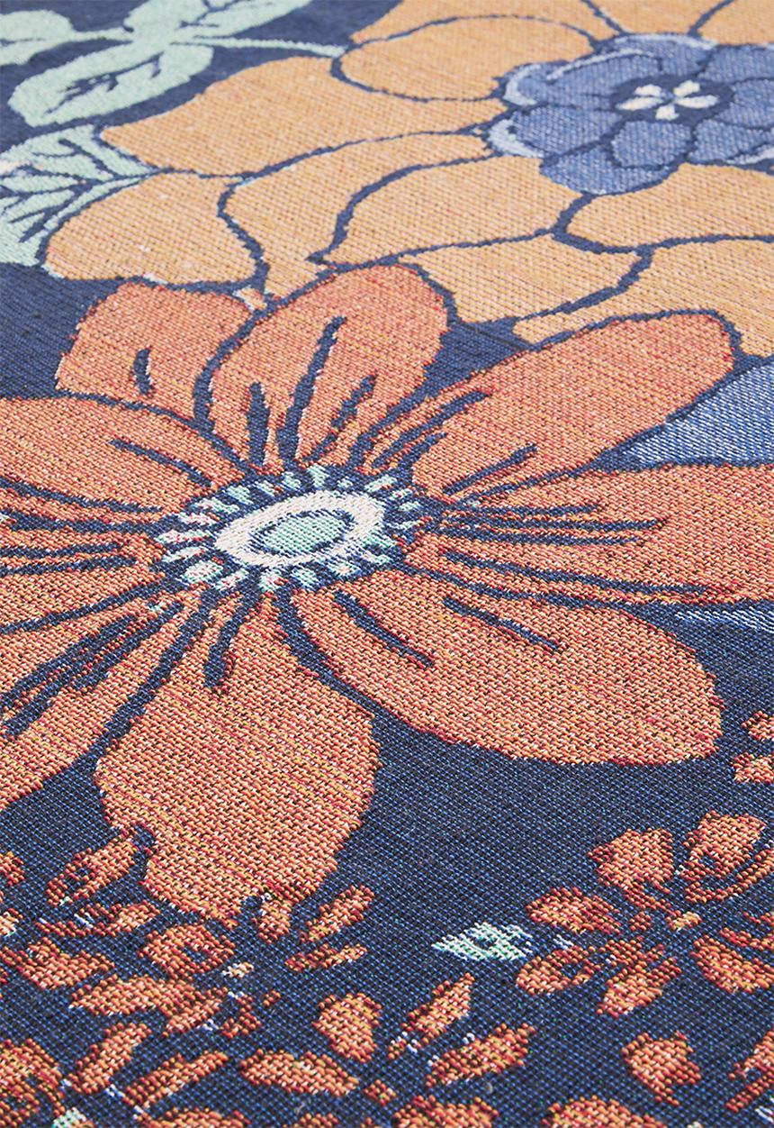 Sixth Floor - Floral Cotton Jacquard Throw - Multi