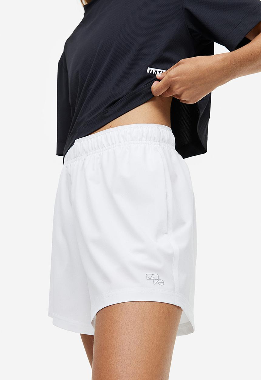 H&M - Drymove™ sports shorts - white