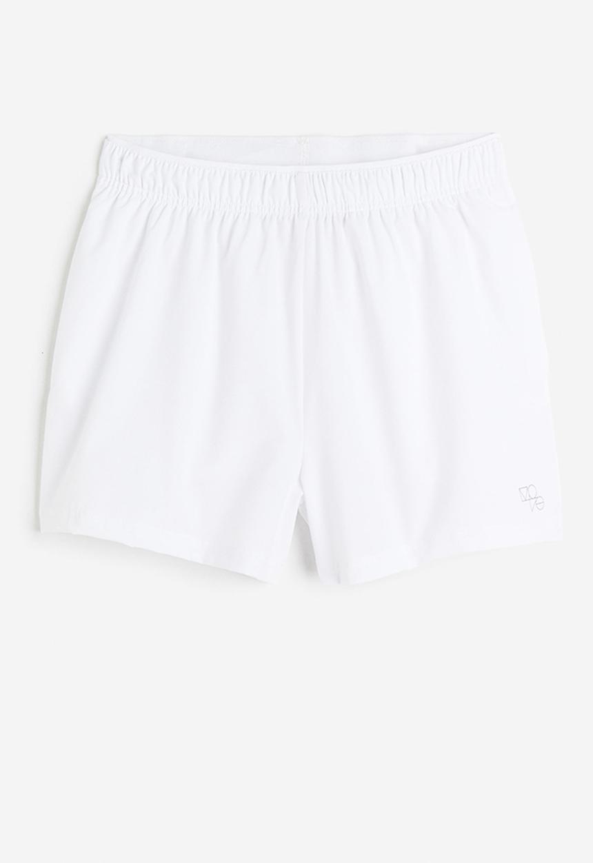 H&M - Drymove™ sports shorts - white