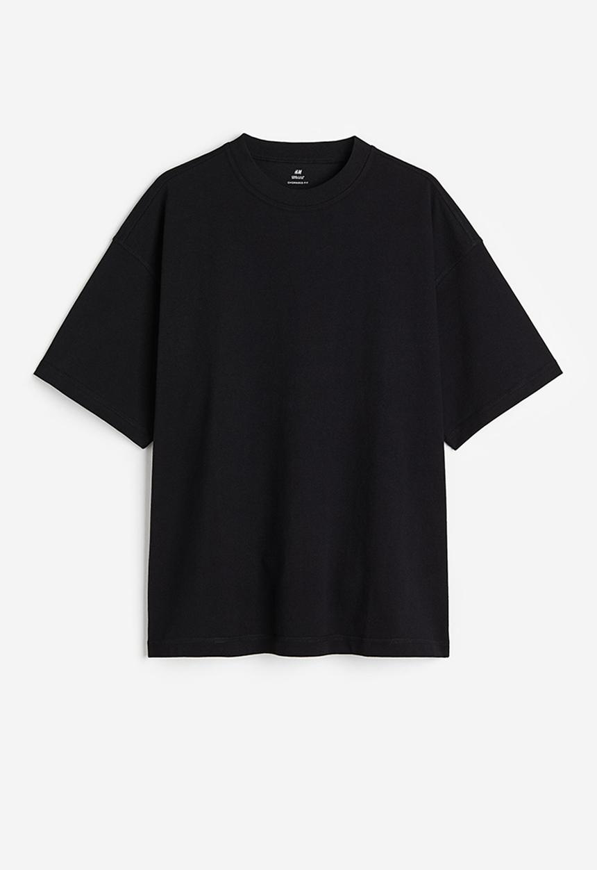 H&M - Coolmax® oversized fit T-shirt - black