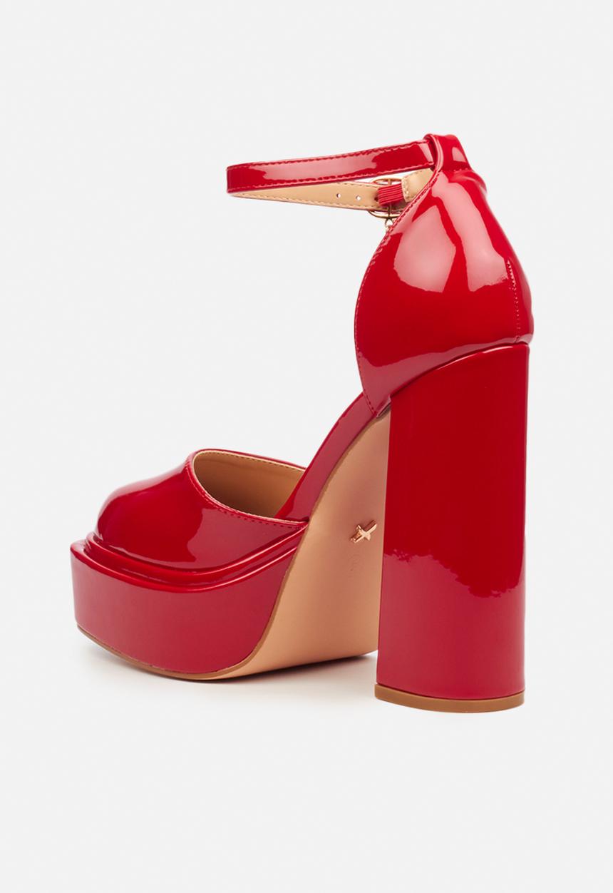 Rock & Co - Trigger 1 platform shoe - red