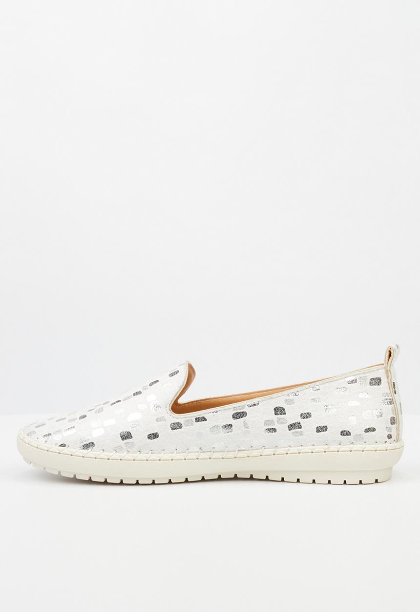 Butterfly Feet - Gaby 1 slip-on - white