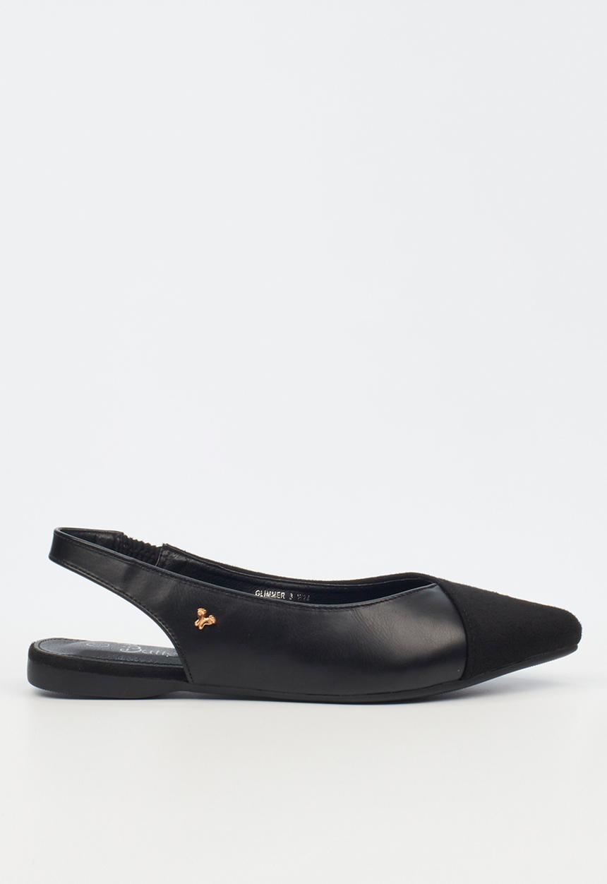 Butterfly Feet - Glimmer 3 slingback - black