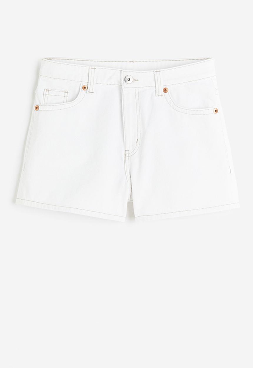 H&M - Denim shorts - white