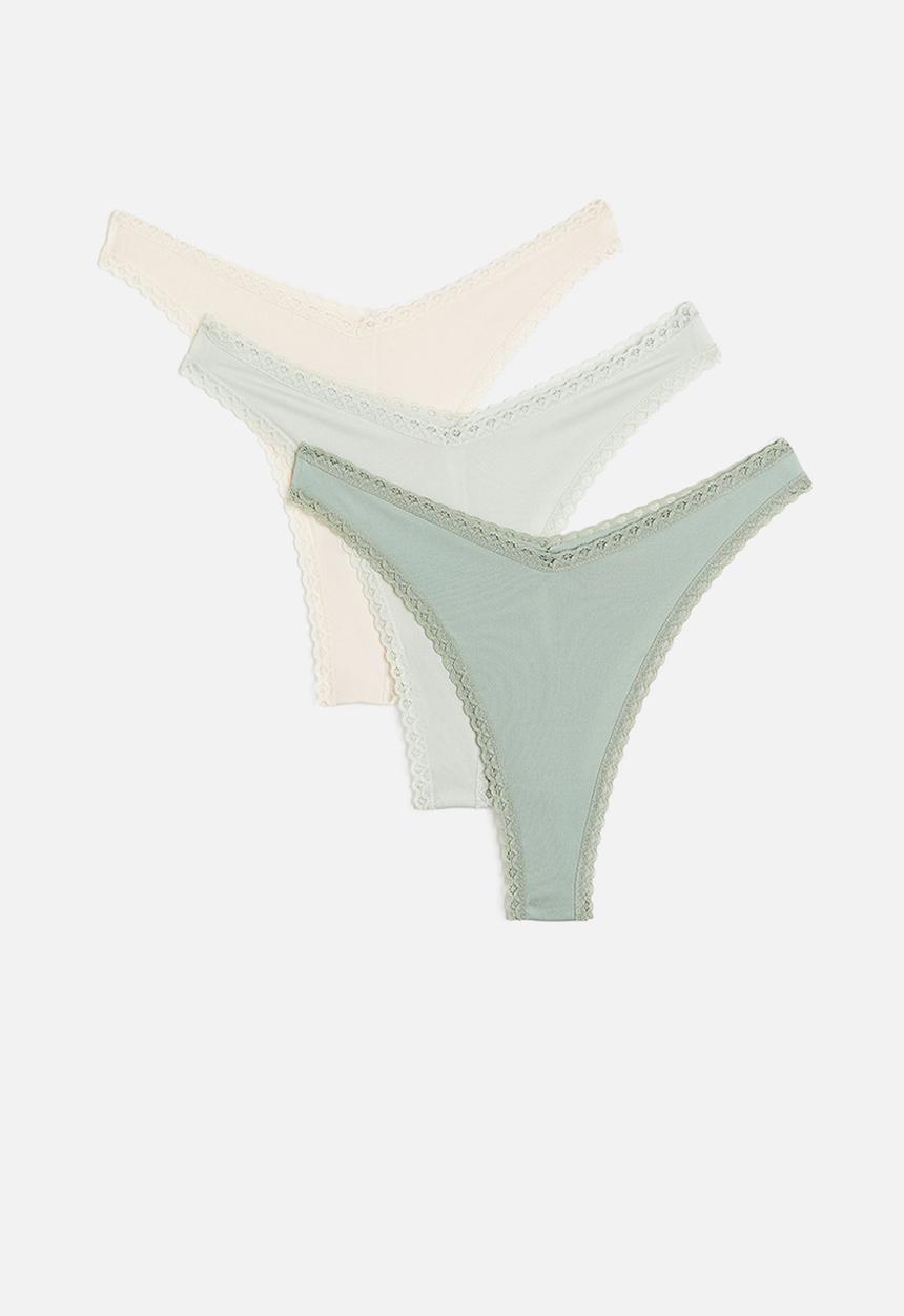 H&M - 3-Pack brazilian briefs - multi 